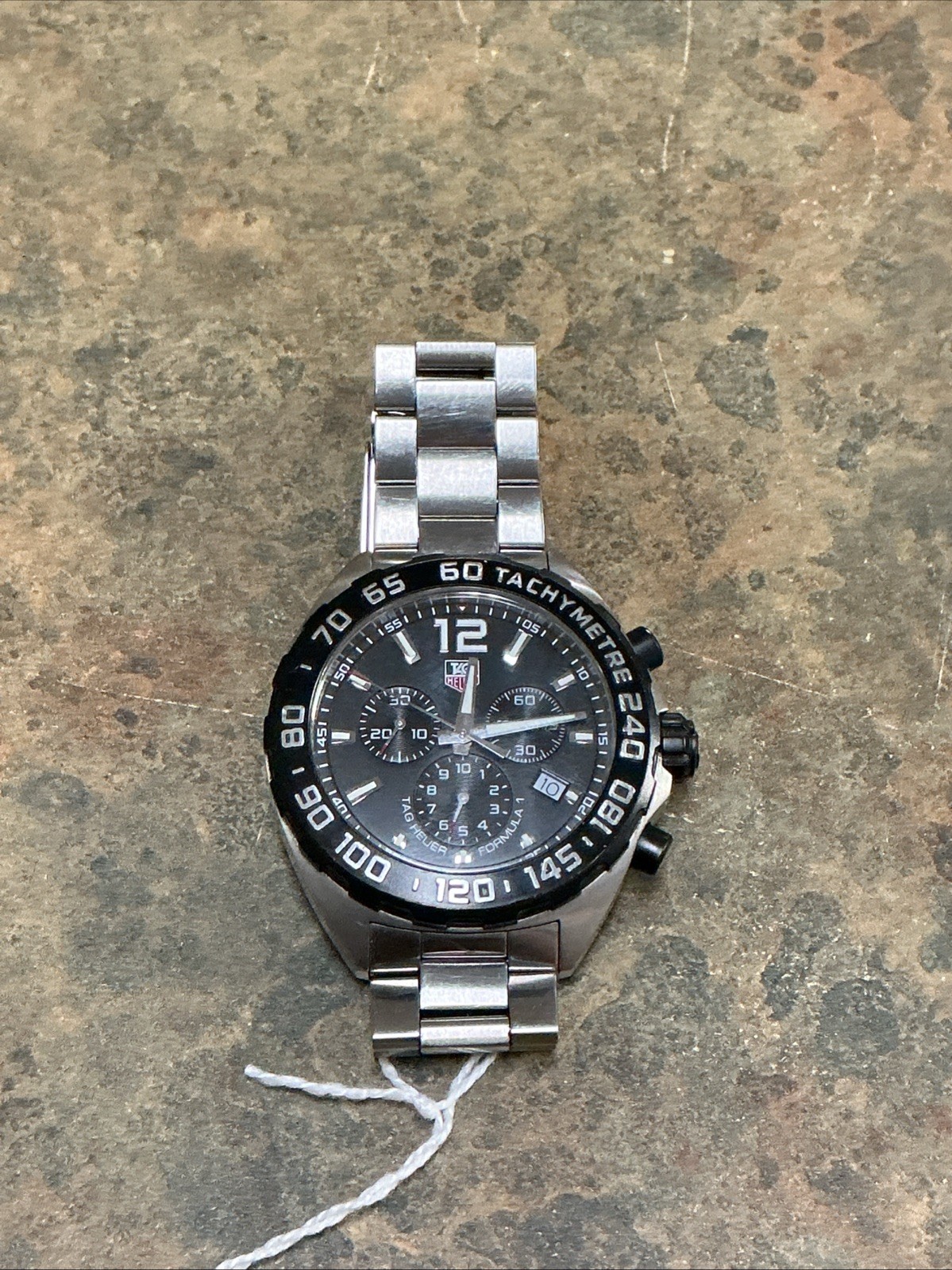 Tag Heuer Formula 1 Chronograph Ref CAZ1110 Quartz 41mm Gray Dial S/S Band