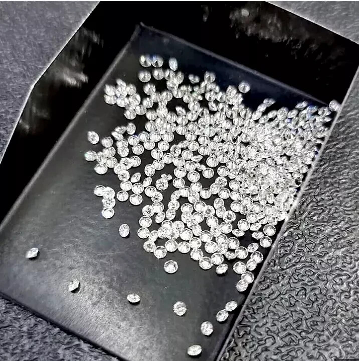 Loose Lab-Grown CVD Diamond LOT 1.30 MM D Color IF CLARITY 100 PCS Certified