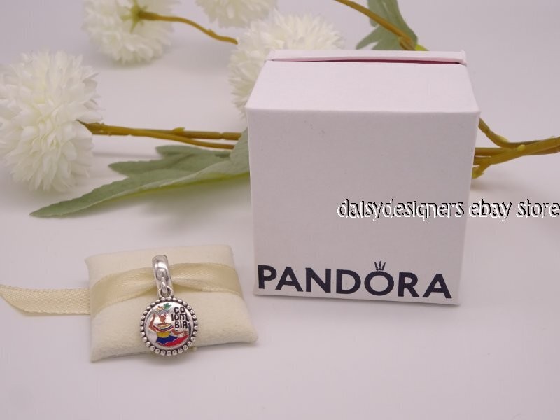 Pandora Colombia Palenquera Colombian Woman Fruit Basket Charm New in Box