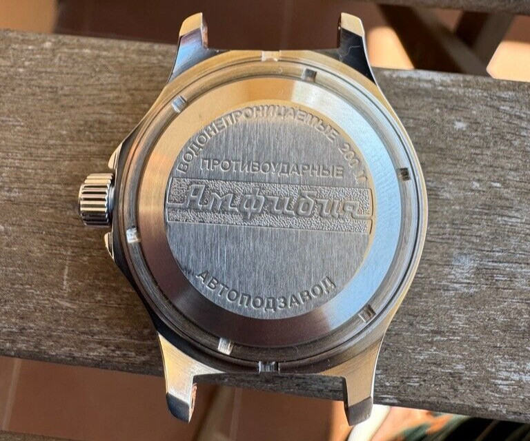 Vostok mphibia 12072B Watch NEW 2023 MODEL Diver Mechanical Automatic US SELLER