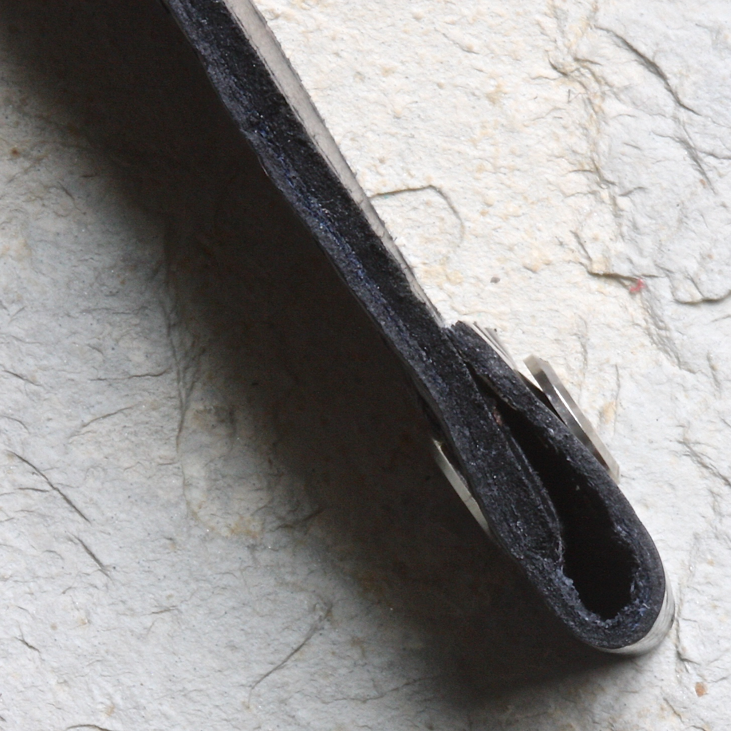 Baby Alligator grain leather AVIATOR 20mm open-end watch band made in UK 4 sold