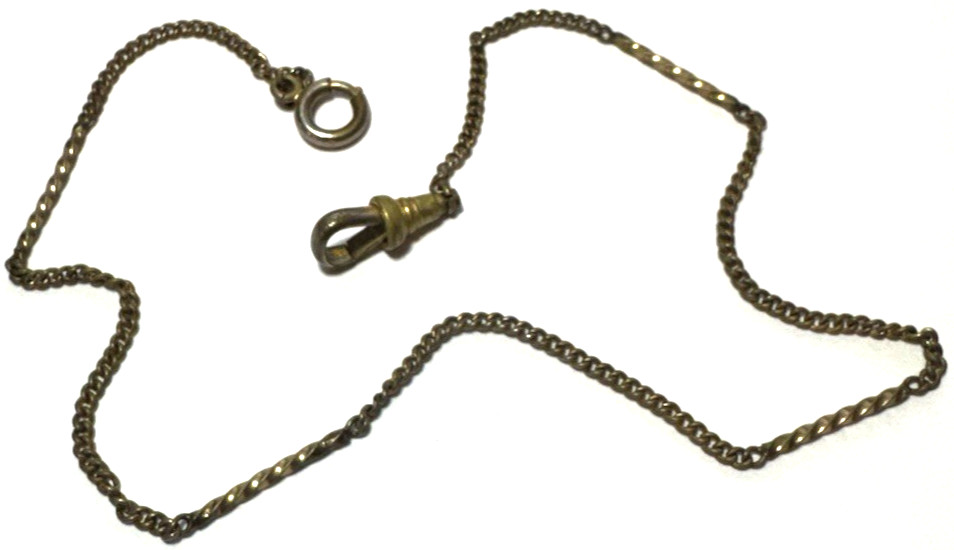 Vintage Marked 10 Years Watch Fob Swivel Chain Gold Filled Victorian Pocket 15