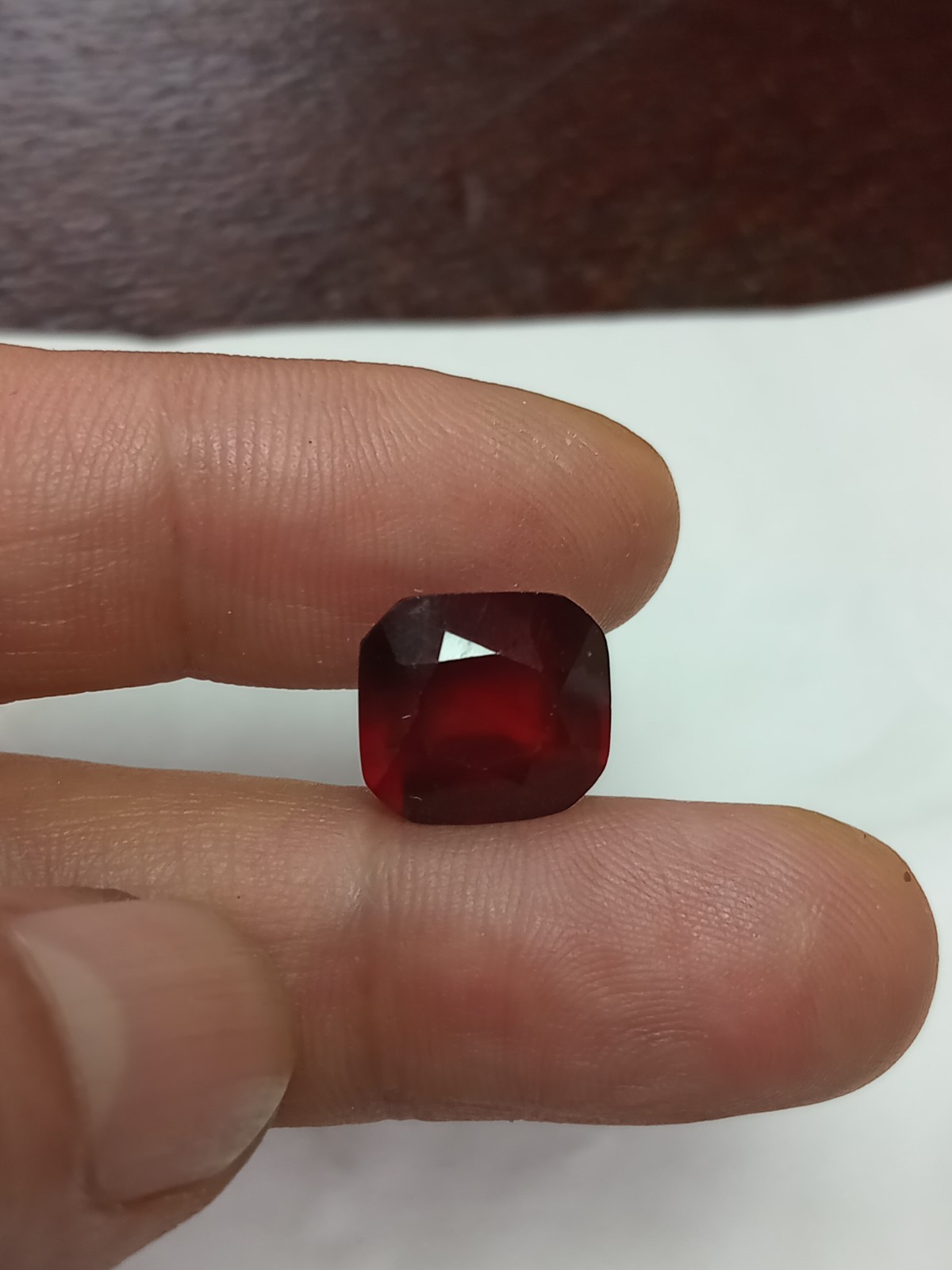 12.30 ct Natural Hessonite garnet unheated, loose gemstone 12.8×11.7x9mm