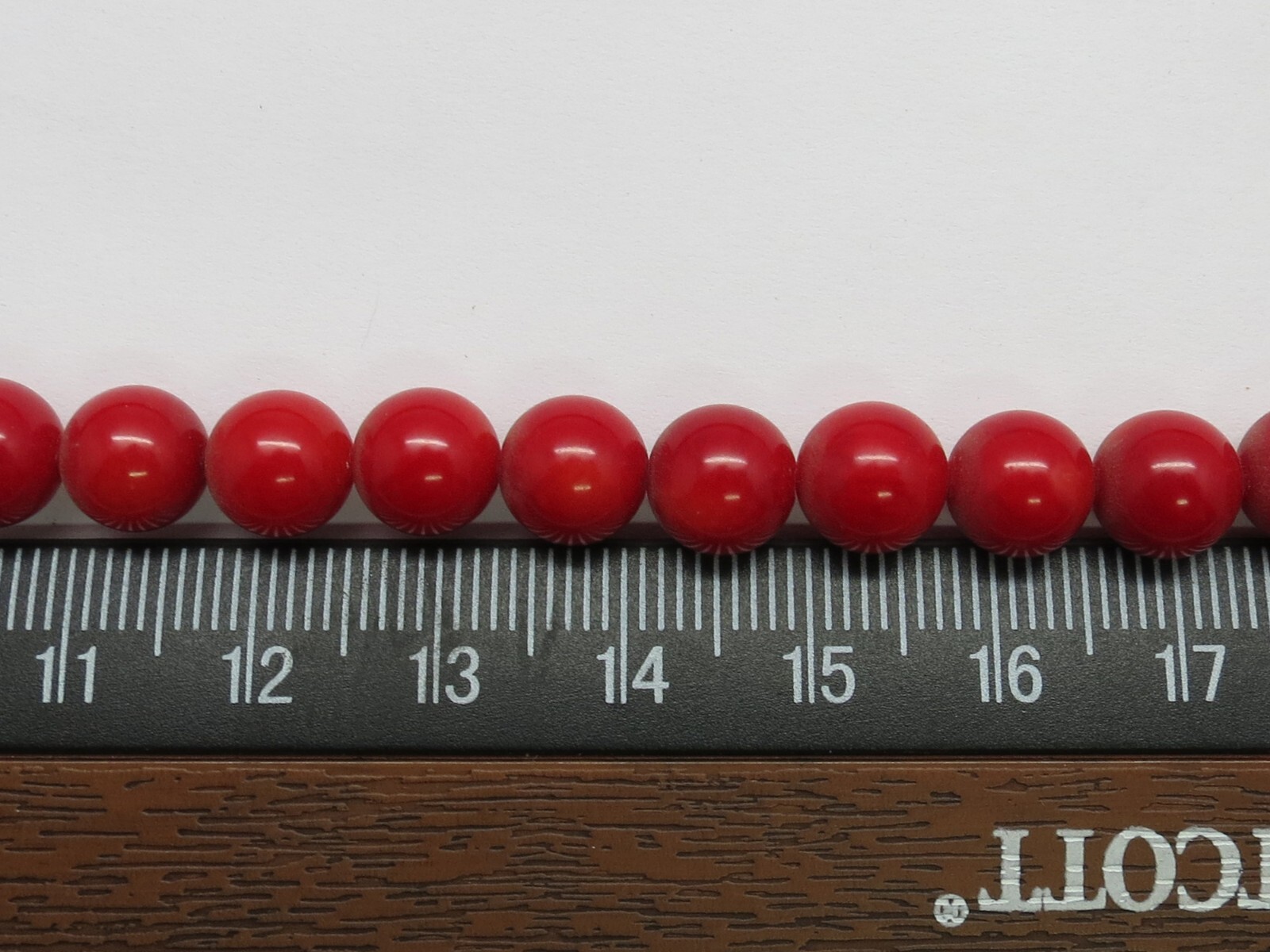 1 Strand Natural Bamboo Coral Beads 8-8.5 mm Round Jewelry Making Beads 16 Inch