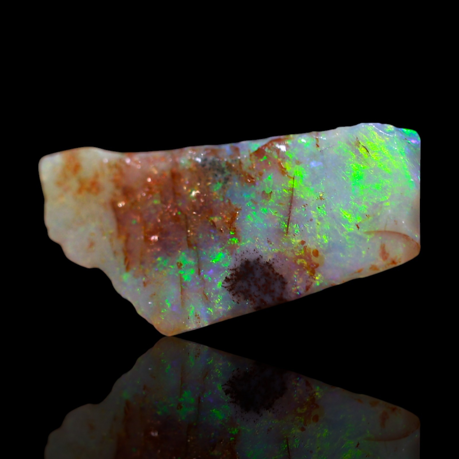 2.50 Cts Natural Fire Opal Artisan Rough Gemstone Bracelet Supply 15x7x3 mm