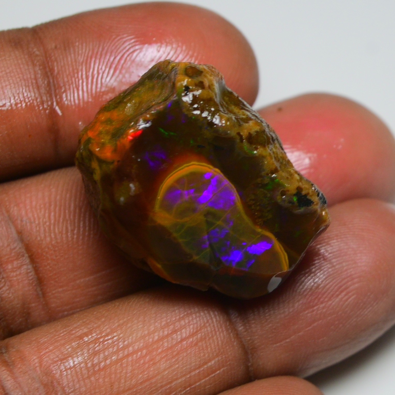 Opal Rough 58.85 Raw, Crystal Opal Specimen, Opal Gemstone