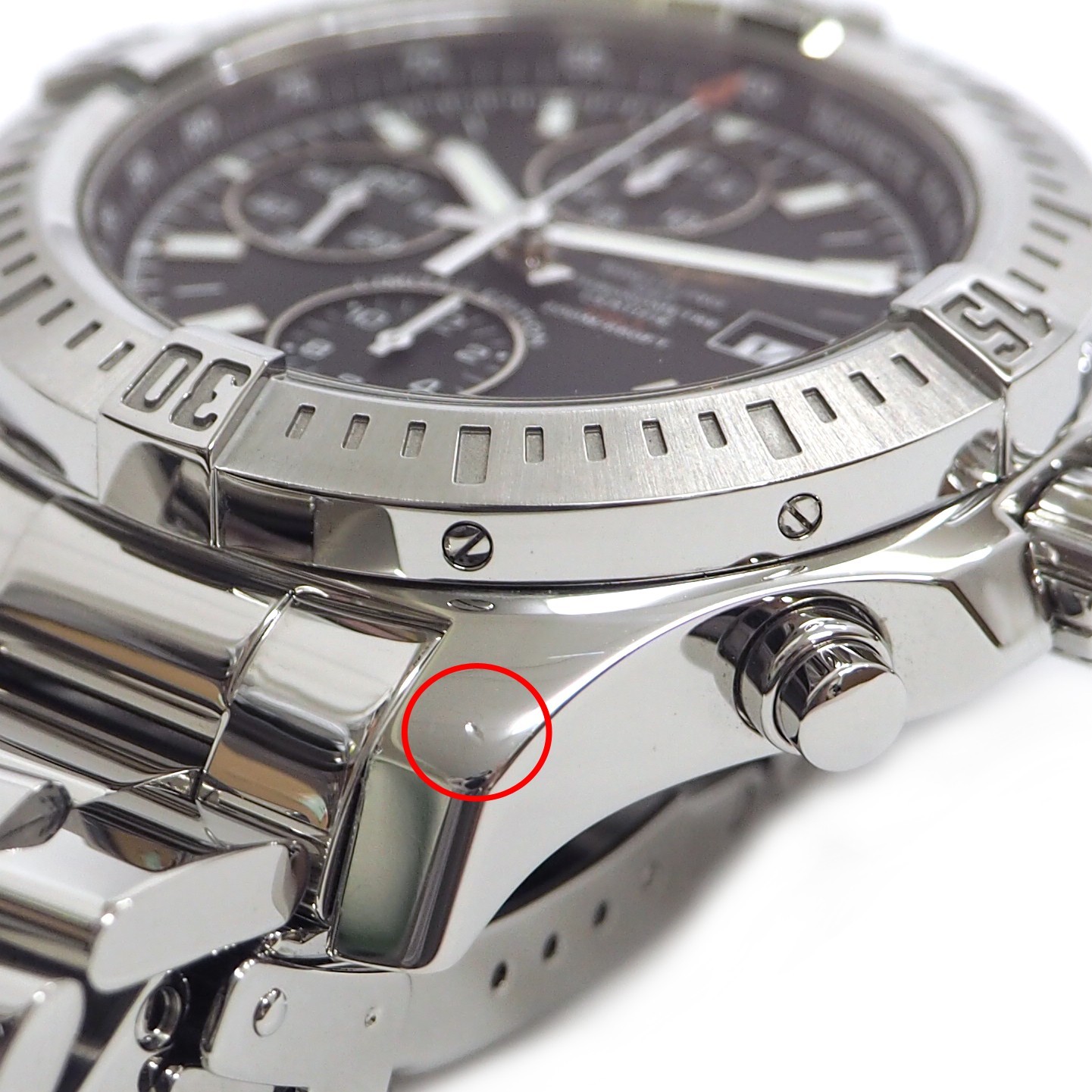 BREITLING Colt Chronograph A13388 S. Steel Automatic Men’s Watch #W405 Rise-on