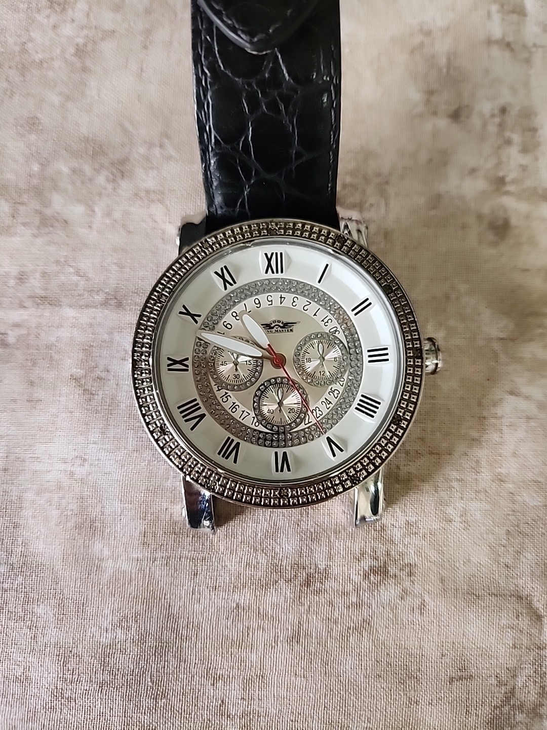 King Master Genuine Diamond Watch