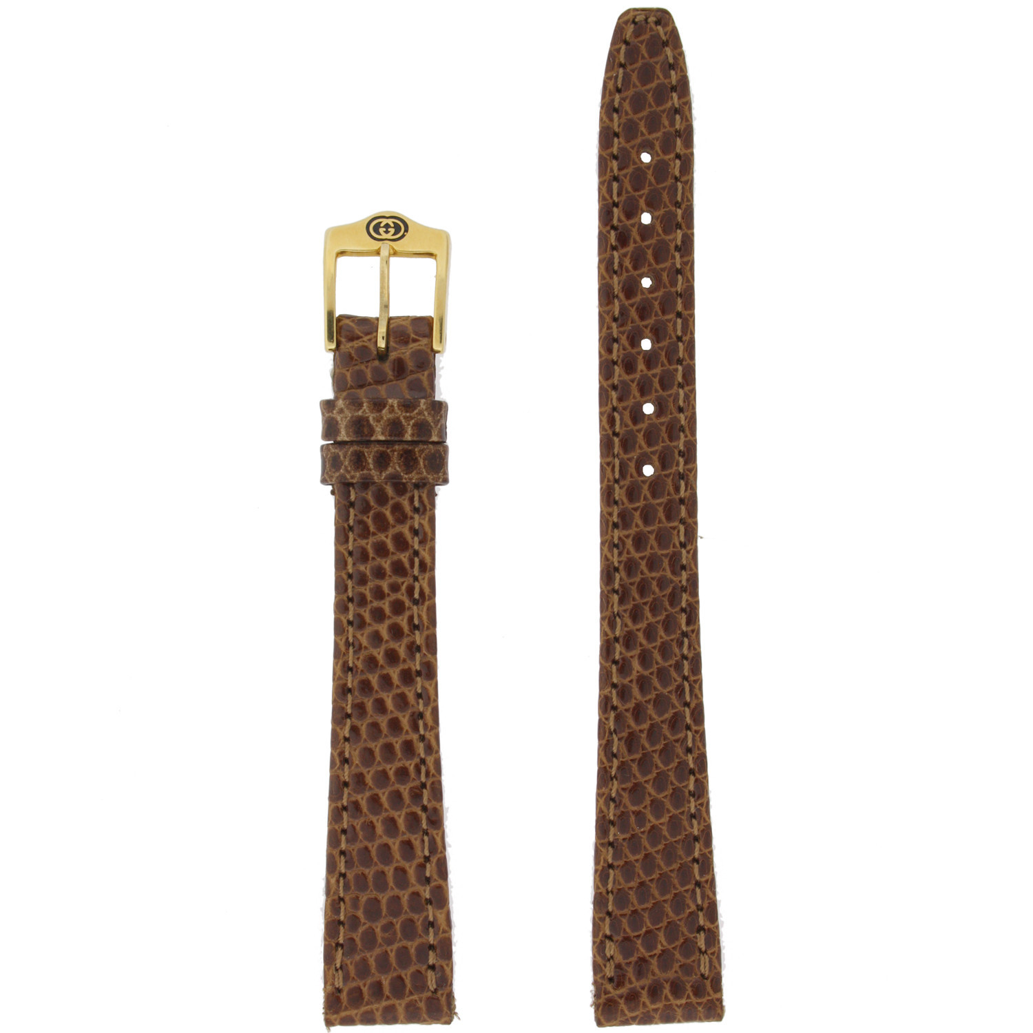 Gucci Watch Strap 13mm Tan Brown Burgundy models 2200L 3000L 3800L Genuine