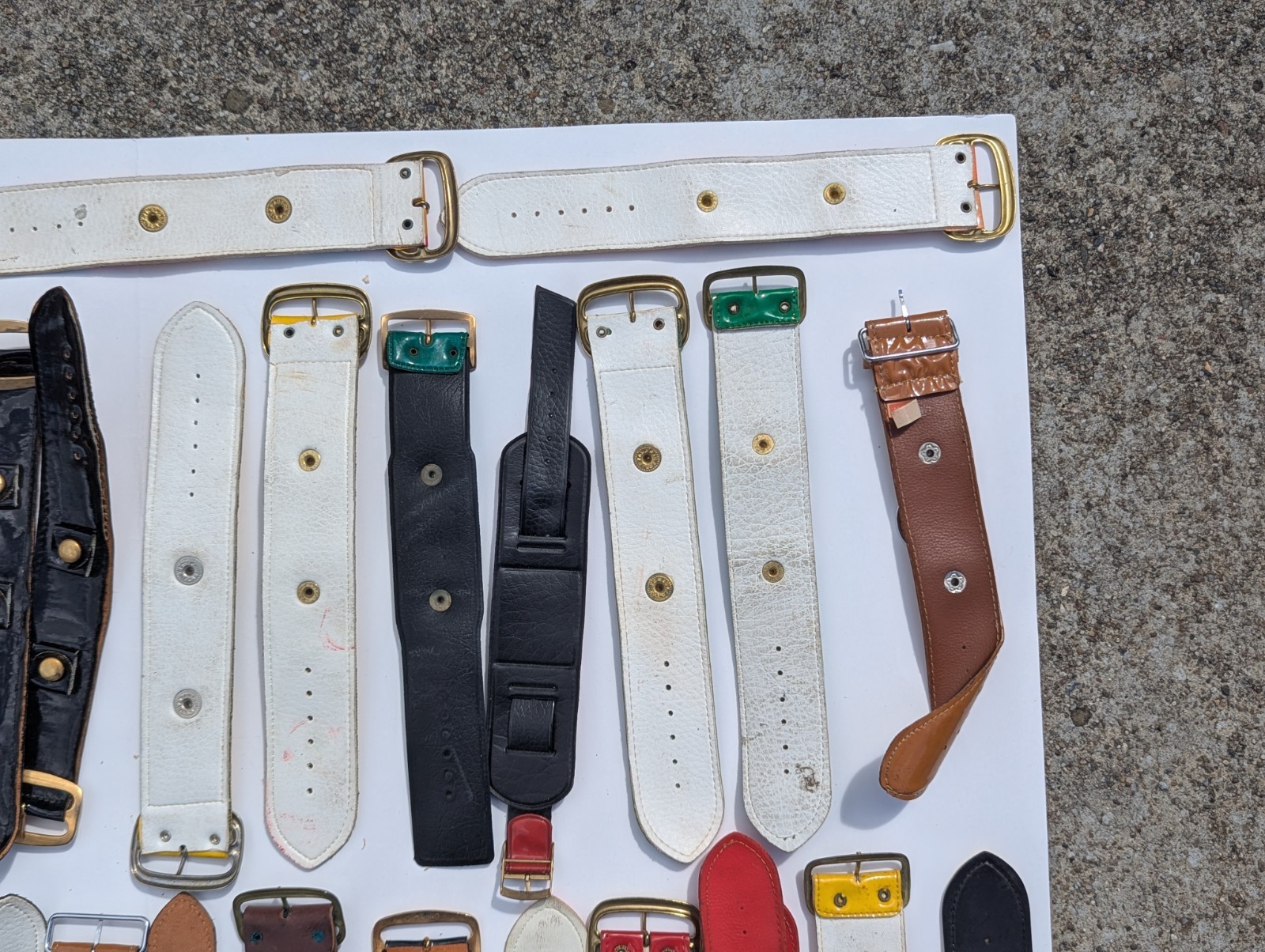 1960s – 1970s Mod / Hip Psychedelic Watch Bands – 37 Total