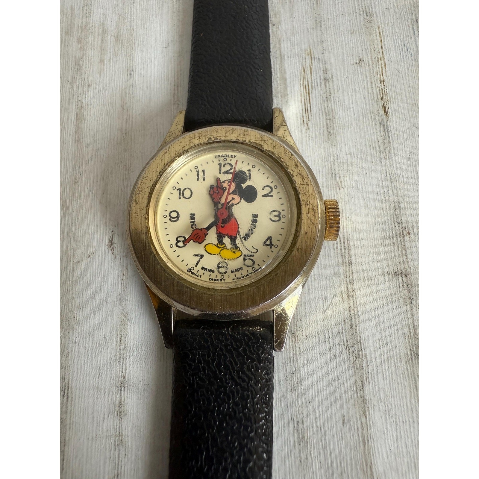 Bradley Mickey Mouse Disney Fat Boy Watch – Wind Up