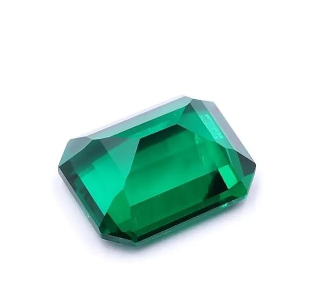 9.45CT Natural Mine Emerald Cut Colombian Green Emerald Certified LOOSE GEMSTONE
