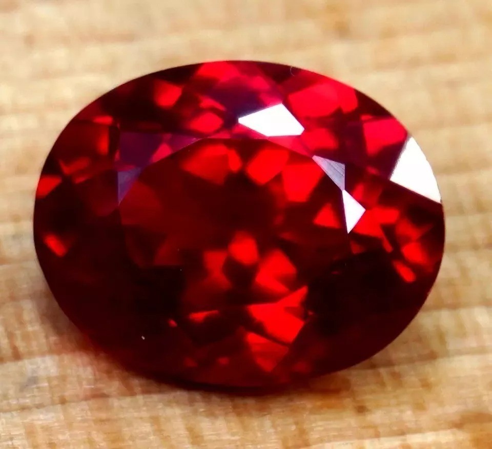 3.5 Ct+ Natural Myanmar Red Painite Oval Cut Loose Unheated Gemstone