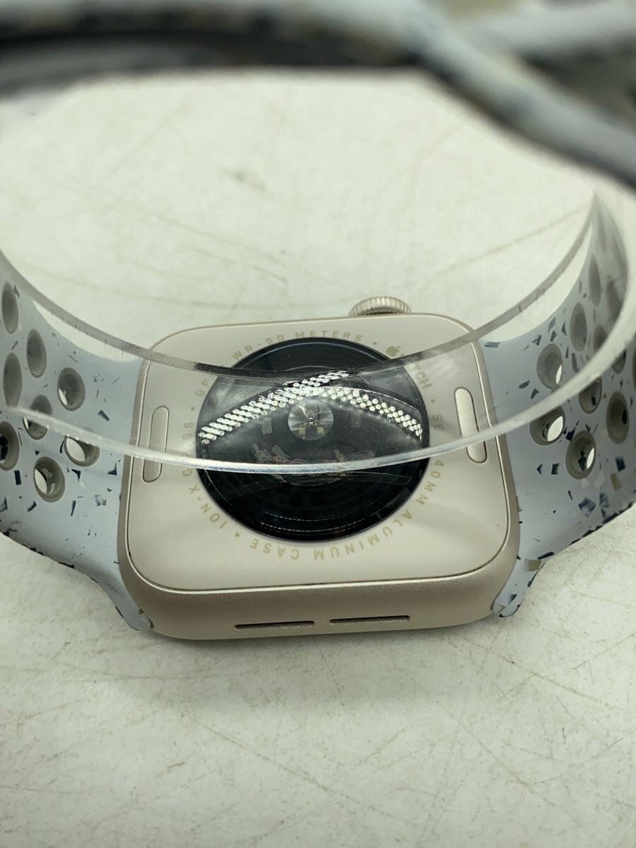 Apple Mens Watch SE 3 GPS Model 40mm MEHV4J A Starlight Digital BLK Used