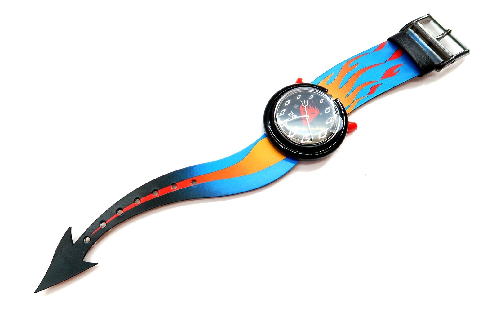 Swatch POP Watch HOT STUFF Devil PMB103 Halloween 1995 Special Package Set N2