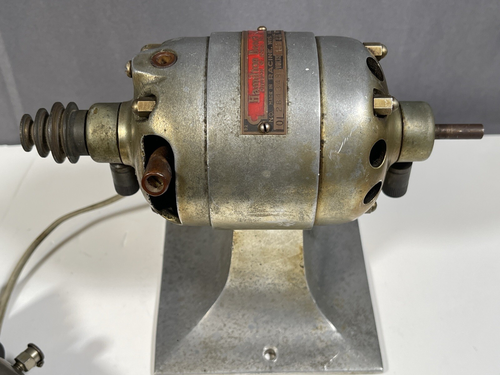 Derbyshire Watchmaker Lathe, Hard, 8mm with Hamilton Beach Motor (Read)