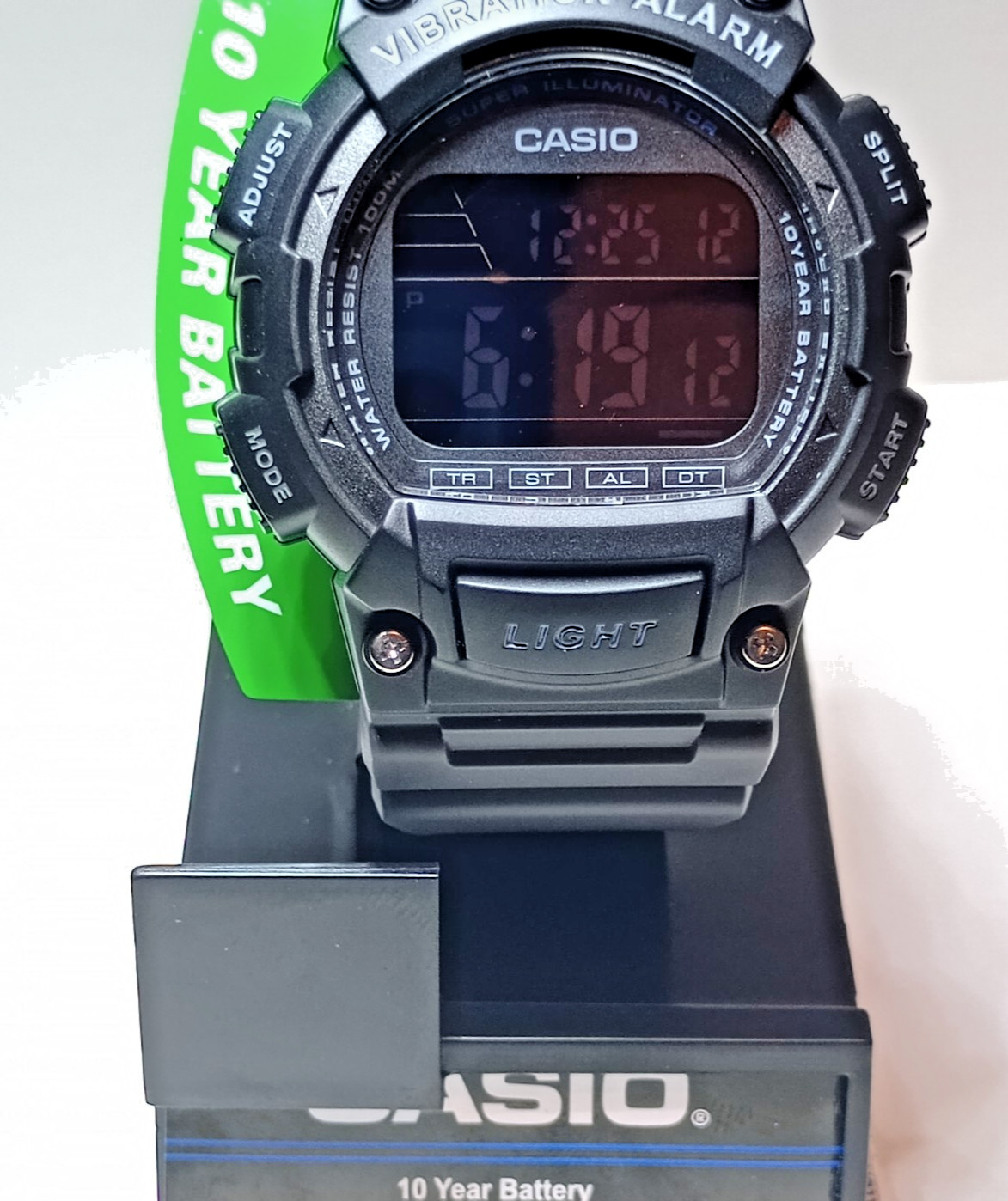 Casio 3446, or Casio 344 W-736H, CAS109 Vibration 10 Yr Battery NEW!