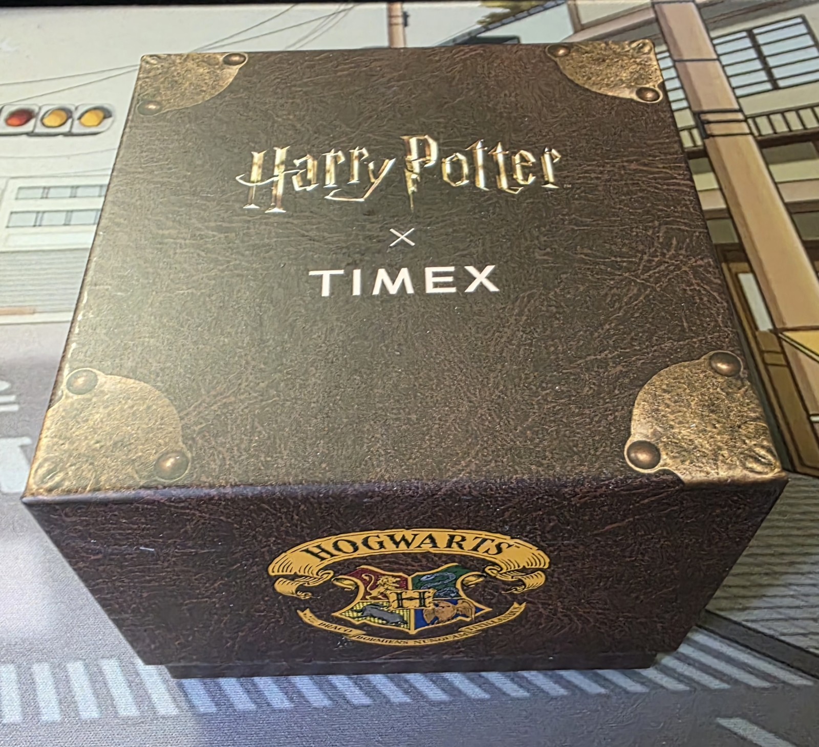 Harry Potter x Timex Waterbury Automatic Skeleton 39mm Leather Strap