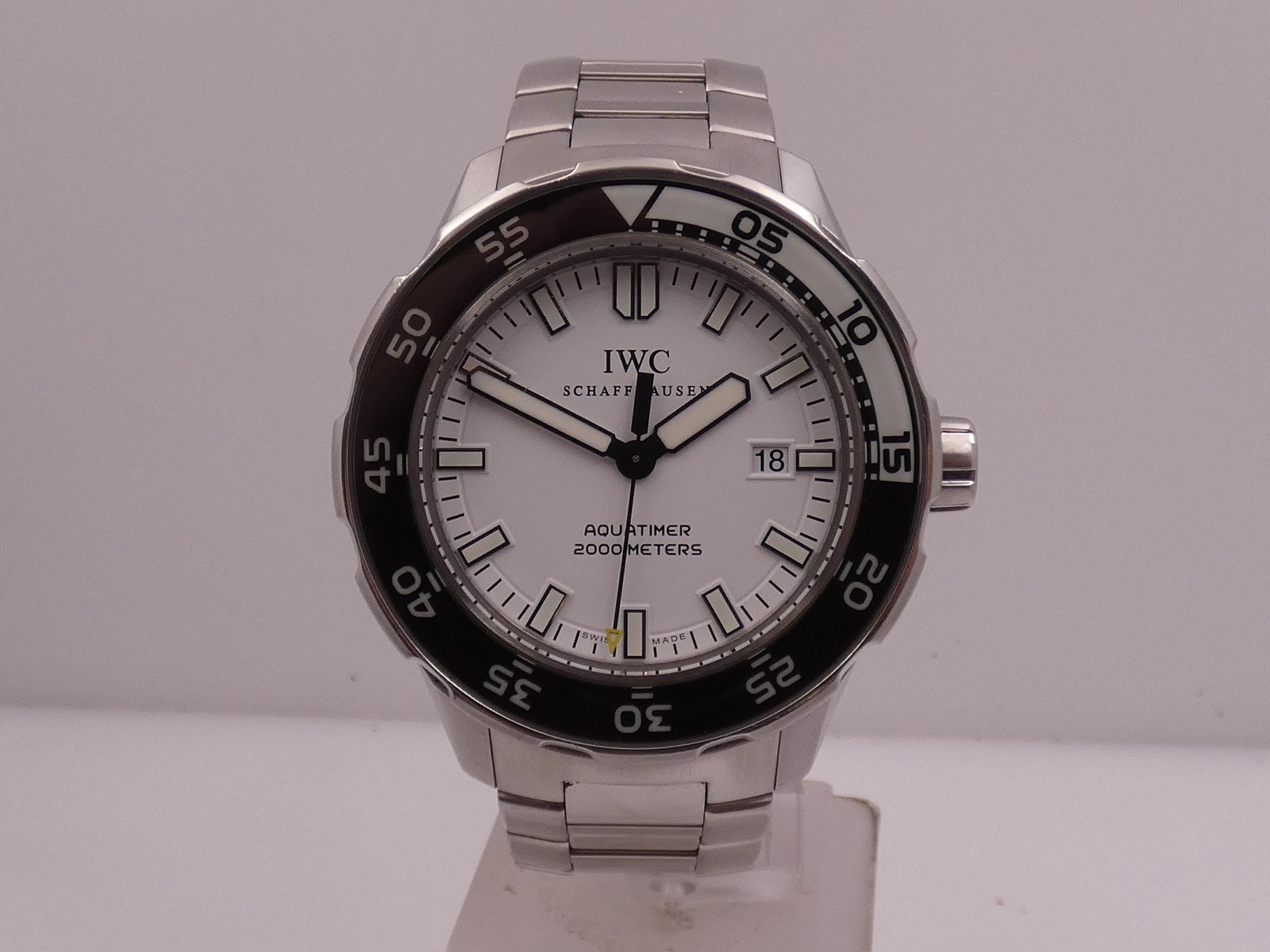 IWC AQUATIMER AUTOMATIC 2000m IW3568 WITH PAPERS YEAR 2019 STEEL MEN’S WATCH