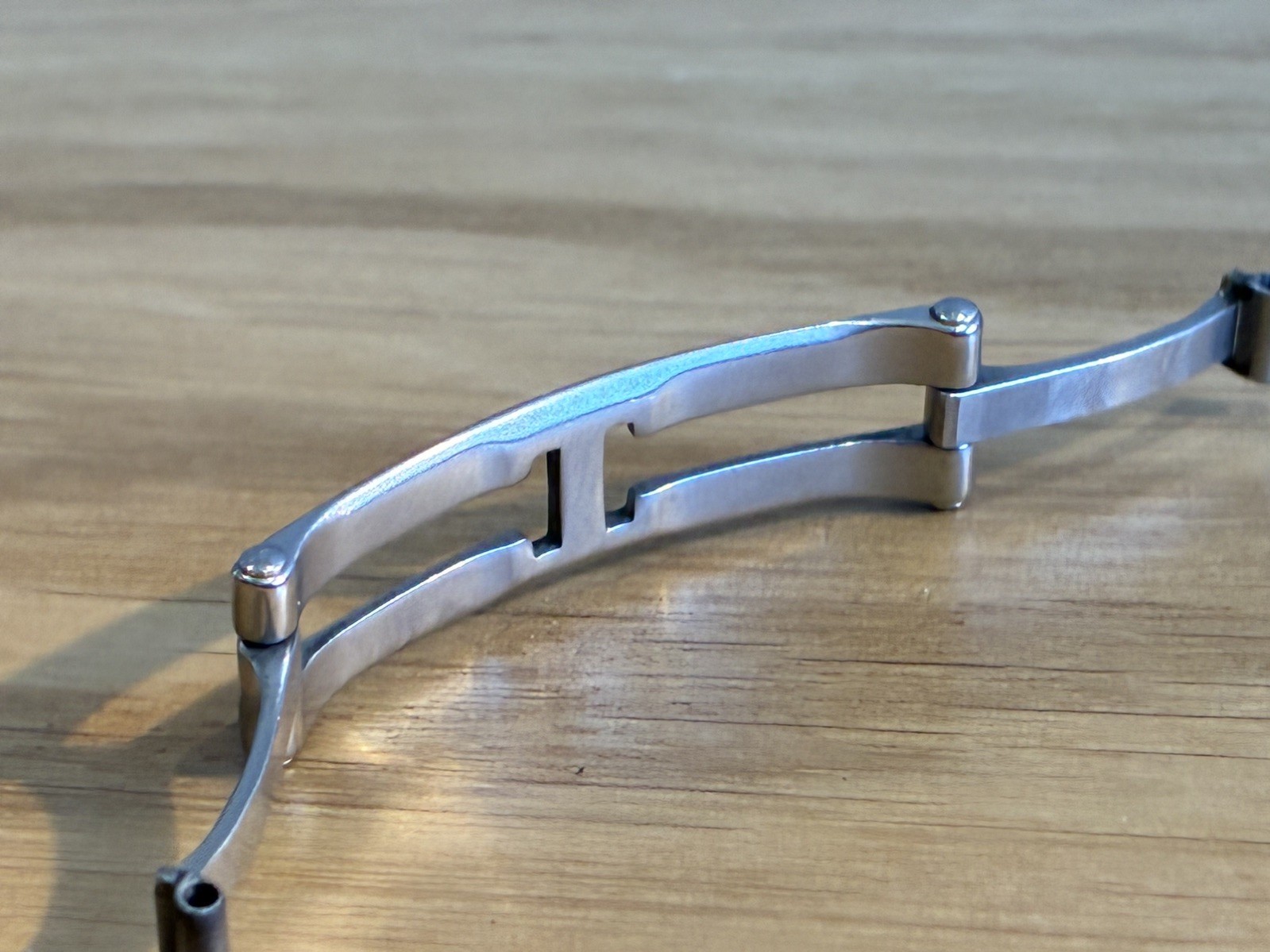 L@@K – Cartier Clasp VP270034 6.50mm Steel for Tank Roadster Pasha Bracelets
