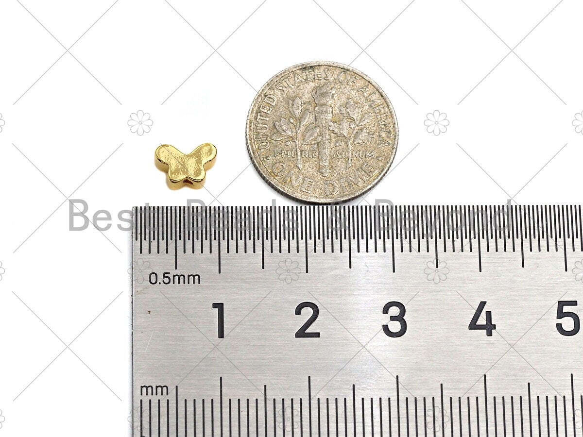 5pc Dainty Butterfly Shape Spacer Beads for Jewelry Making, 3x7mm – sku#Y311