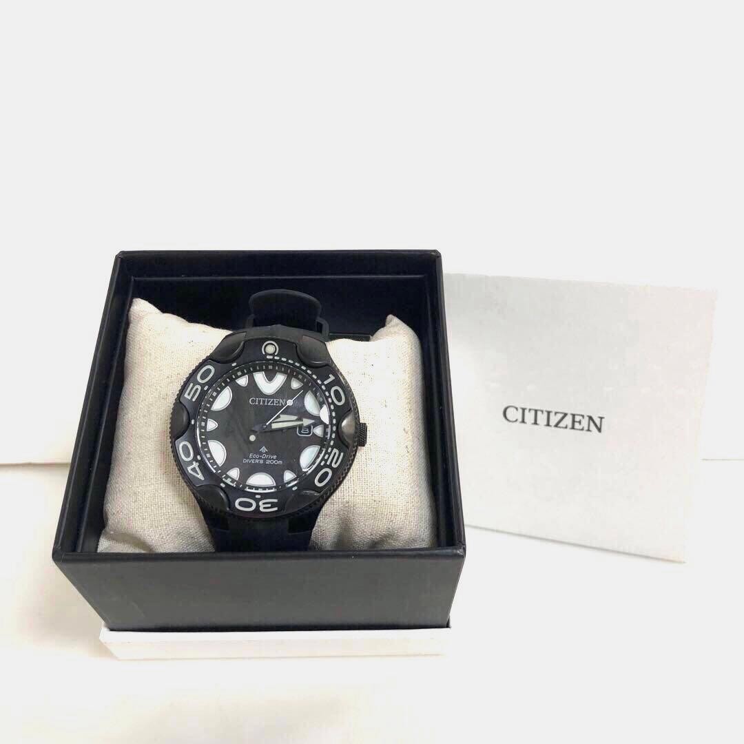 CITIZEN Promaster BN0235-01E Black Dial Eco-Drive Men’s Watch Used Working #30