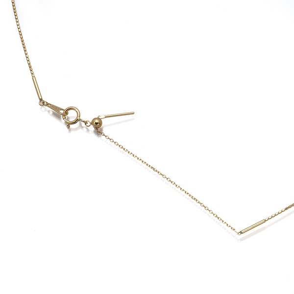Mabe Pearl 12.3mm Mirror Ball Bead Omega Necklace 18K YG