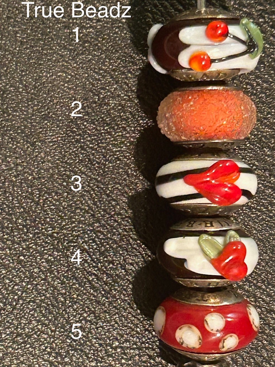 True Beadz- Sweets, Bead of Choice, Buy 5, Get 6th free