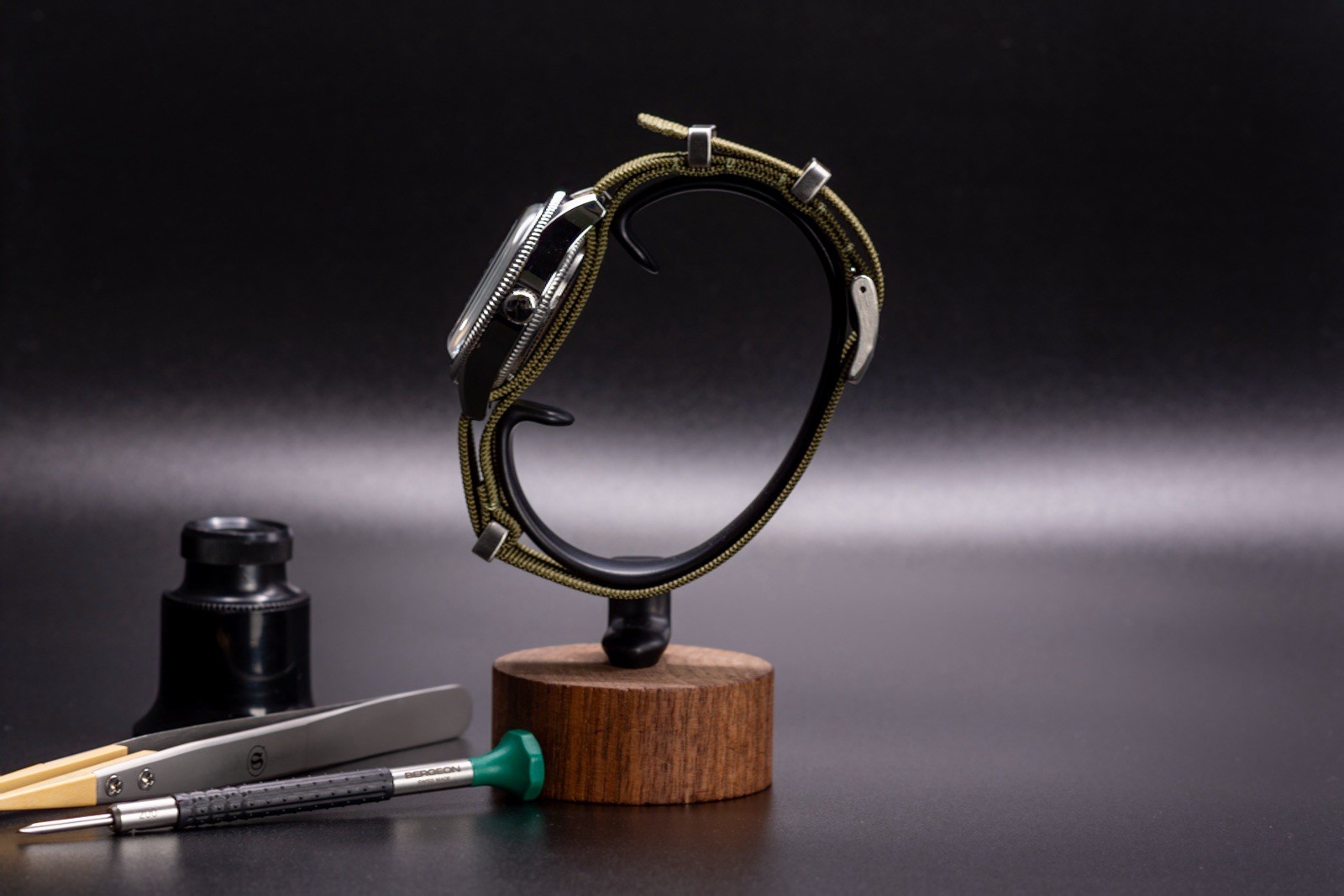UR Watch Co. | 38mm Field/Pilot Auto | OD Green Dial | NH35A | Handcrafted USA