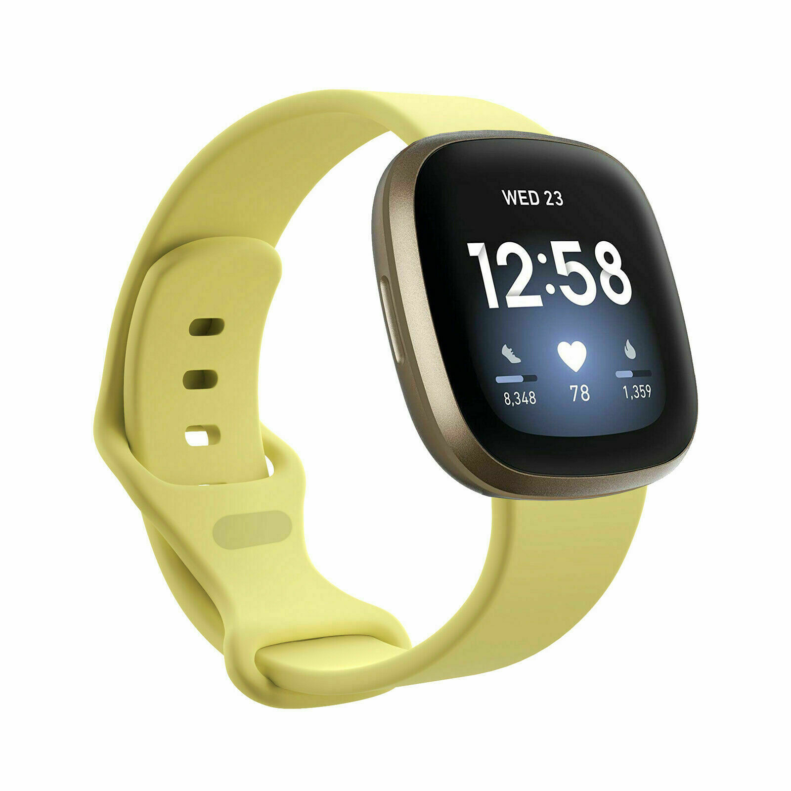 For Fitbit Versa 3 4/Sense 1 2 Strap Sport Watch Bands Silicone Wrist Bracelet