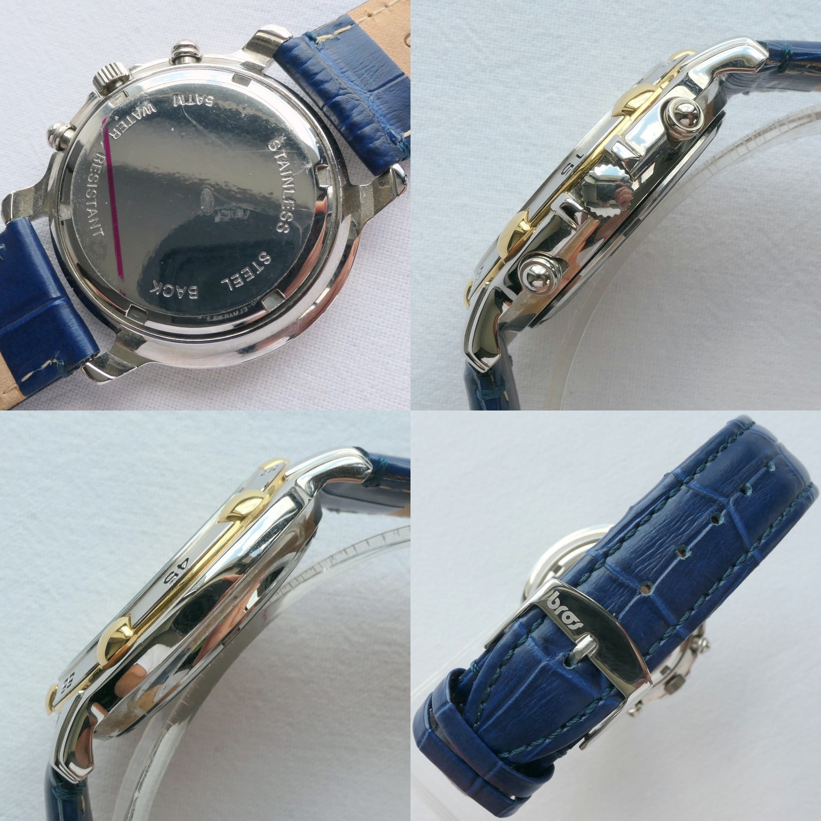 BMW Classic Retro Sport Car Accessory Design Made in Germany Watch Chronograph