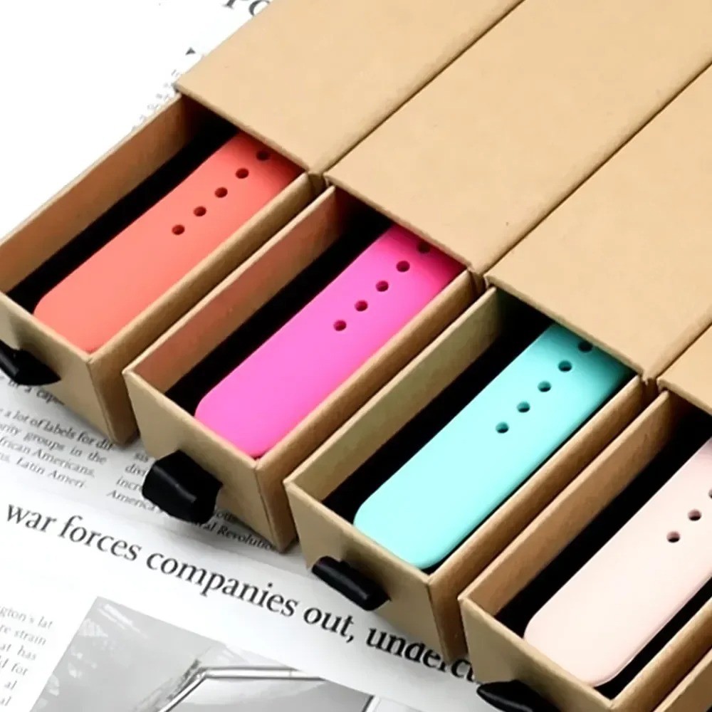 Silicone Narrow Sport Band for Apple Watch Series 11, 10, 9, 8, 7, 6, 5 SE