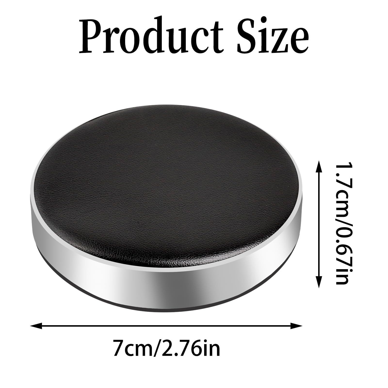 Round Black Leather Watch Cushion Movement Holder Non Slip Repair Tool