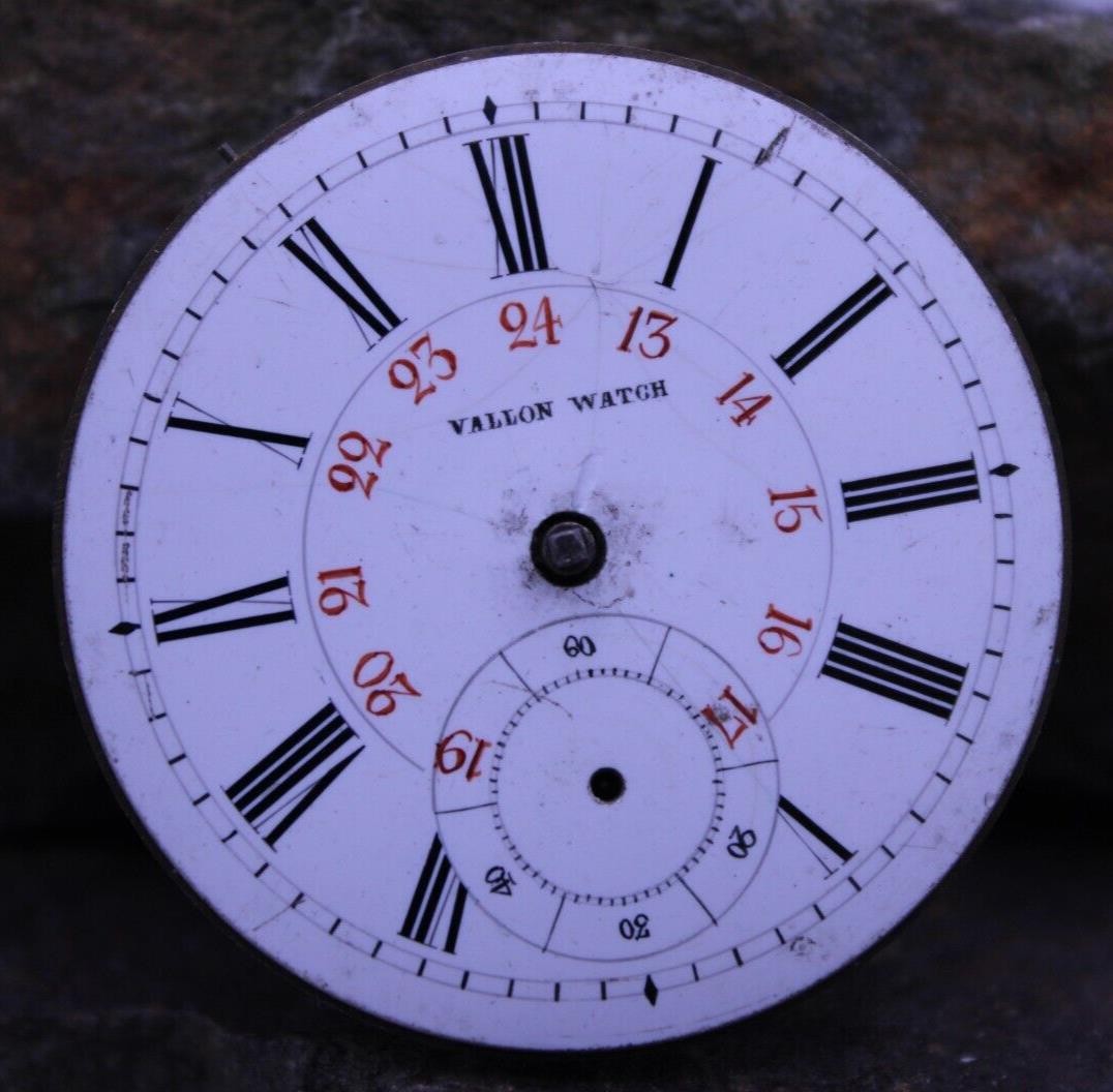 VALLON POCKET WATCH MOVEMENT 45.4mm FOR REPAIR (A16)