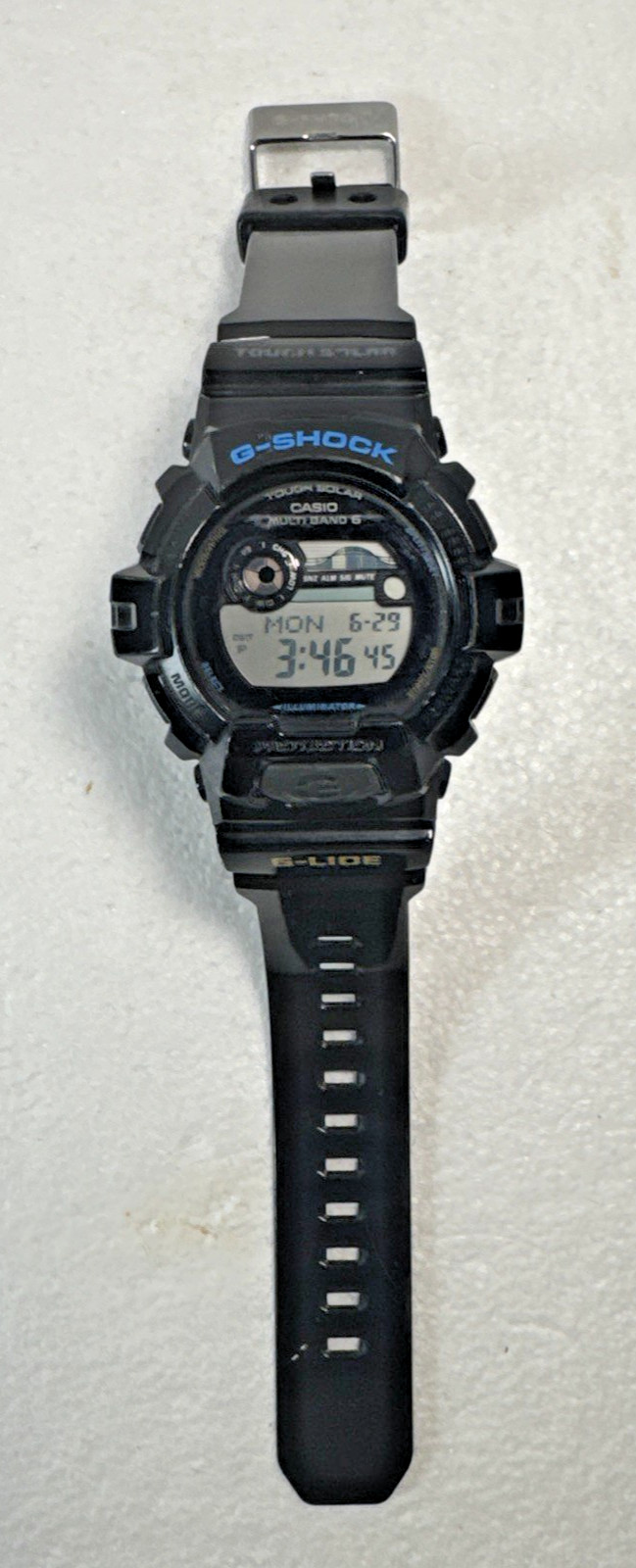 Classic CASIO Watch G Shock G LIDE Radio Solar GWX 8900 1JF Black Dial Colo