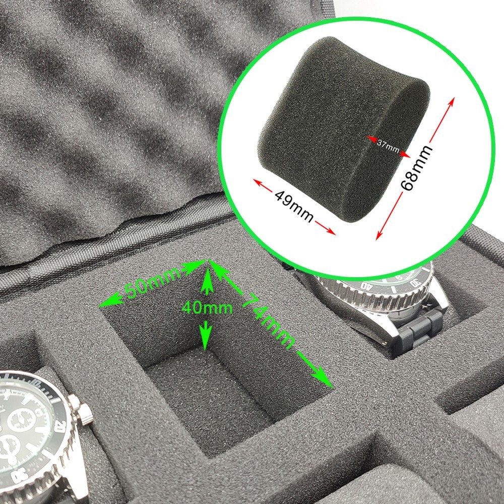 8Slot Watch Box Storage Bag Wristwatch Case Travel Smart Watches Boxes Men Gift
