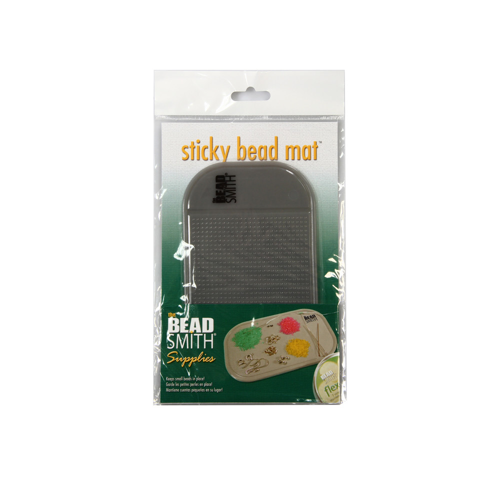 BeadSmith® Sticky Surface Bead Mat 5.5×3.25 INCH Leaves No Residue
