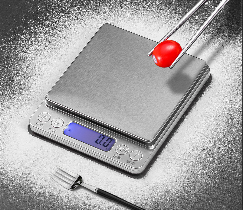 2000g x 0.1g Precision Digital Gram Jewelry Scale Gold Silver Coin LCD Display