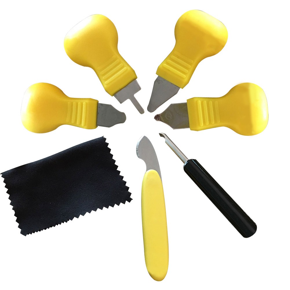 7pcs Watch Back Case Opener Watch Cover Pry Knife Remover Watchmaker Repair Tool
