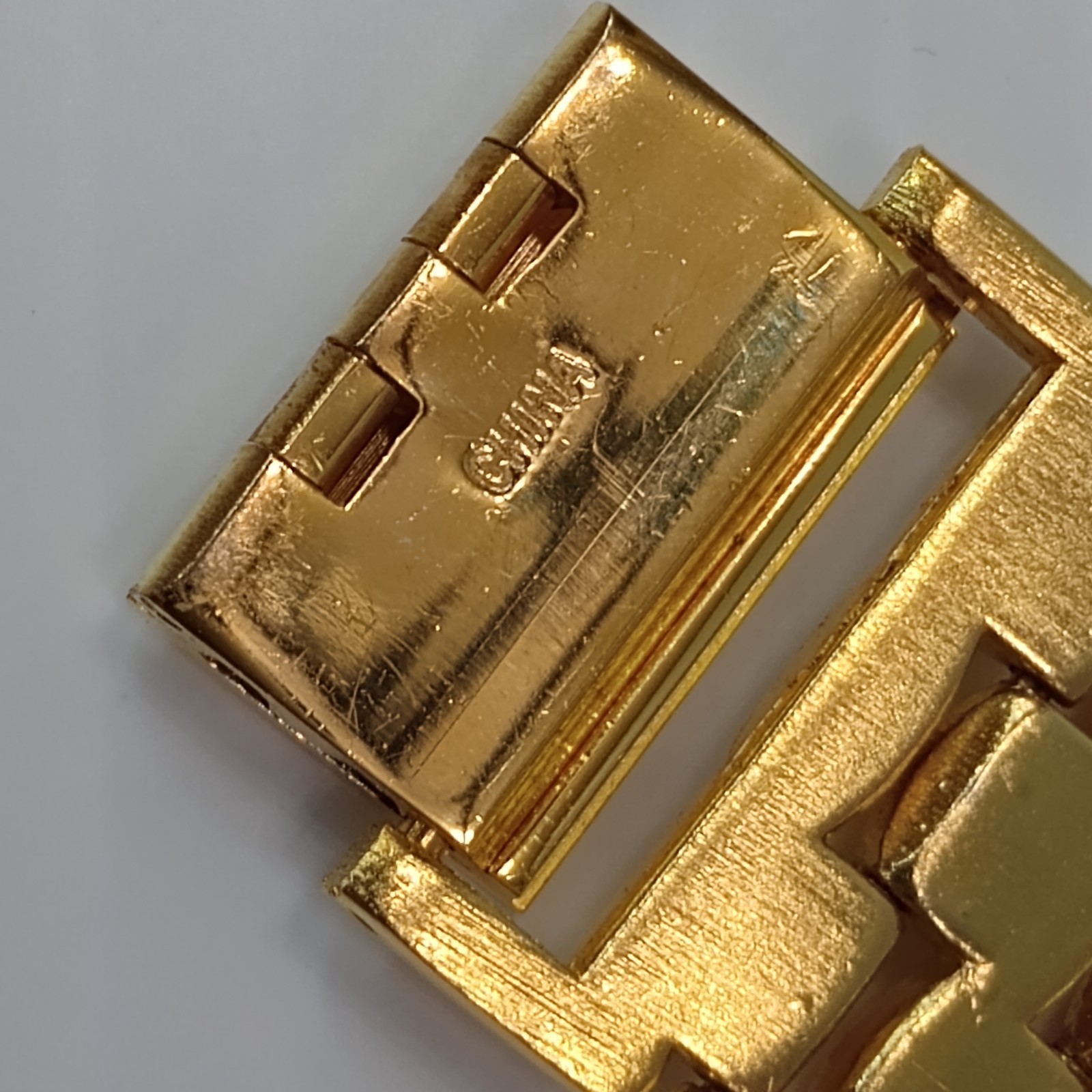 Botany 500 Gold Tone Quartz Watch Rectangular 24.7mm Bracelet New Battery