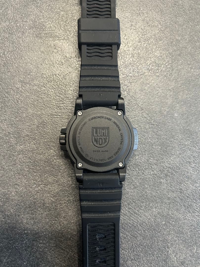 LUMINOX 0300-1GBq H-3 Mens Black Dial Quartz Watch