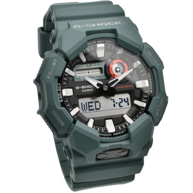 Casio G-Shock GA-010-2AJF Quartz Black Dial 51.9 mm Watch