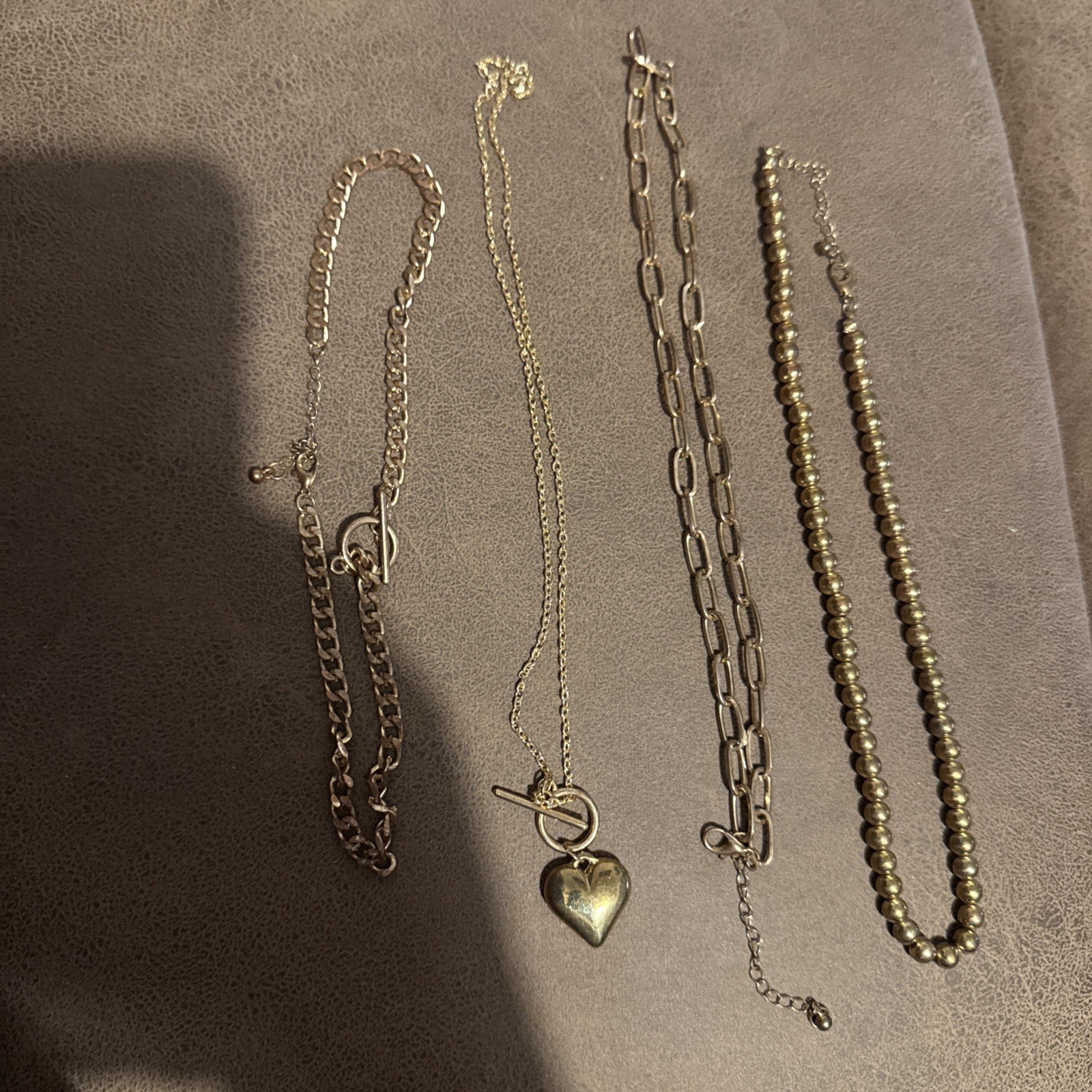 4Pcs Long Layered Necklace Cross Y-Shaped Drop Pendant Necklace Womens Jewelry
