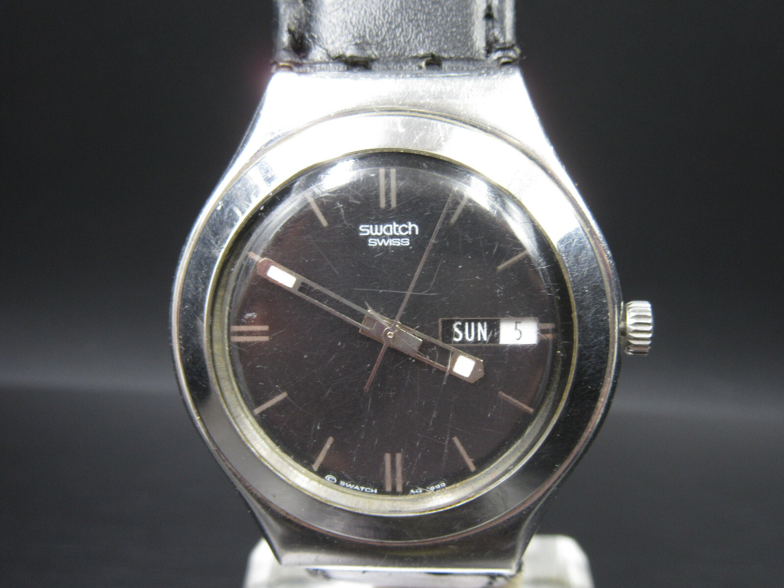 Y413⭐⭐ Vintage ” SWATCH Irony ” Quartz Watch AG1999 ⭐⭐