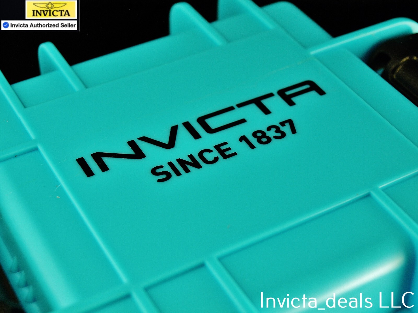 Invicta One (1) Slot Turquoise 1837 Limited Edition Waterproof Dive Case-RARE