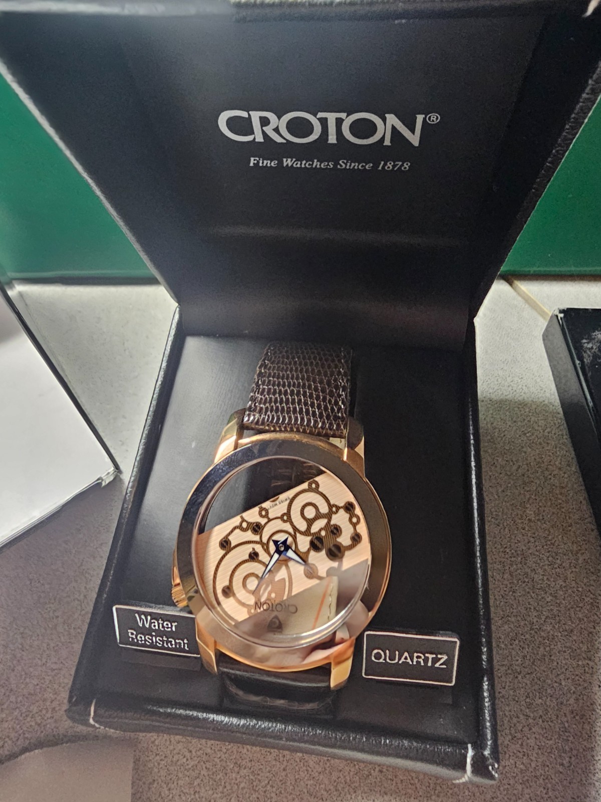 Croton Limited Edition 0051/1290 Tungsten Swiss Quartz Sapphire Crystal 5ATM Ann