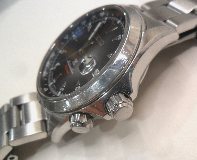 S/S Men’s Seiko Prospex X Alpinist 200M Diver Automatic 24 Jewel Watch SPB117