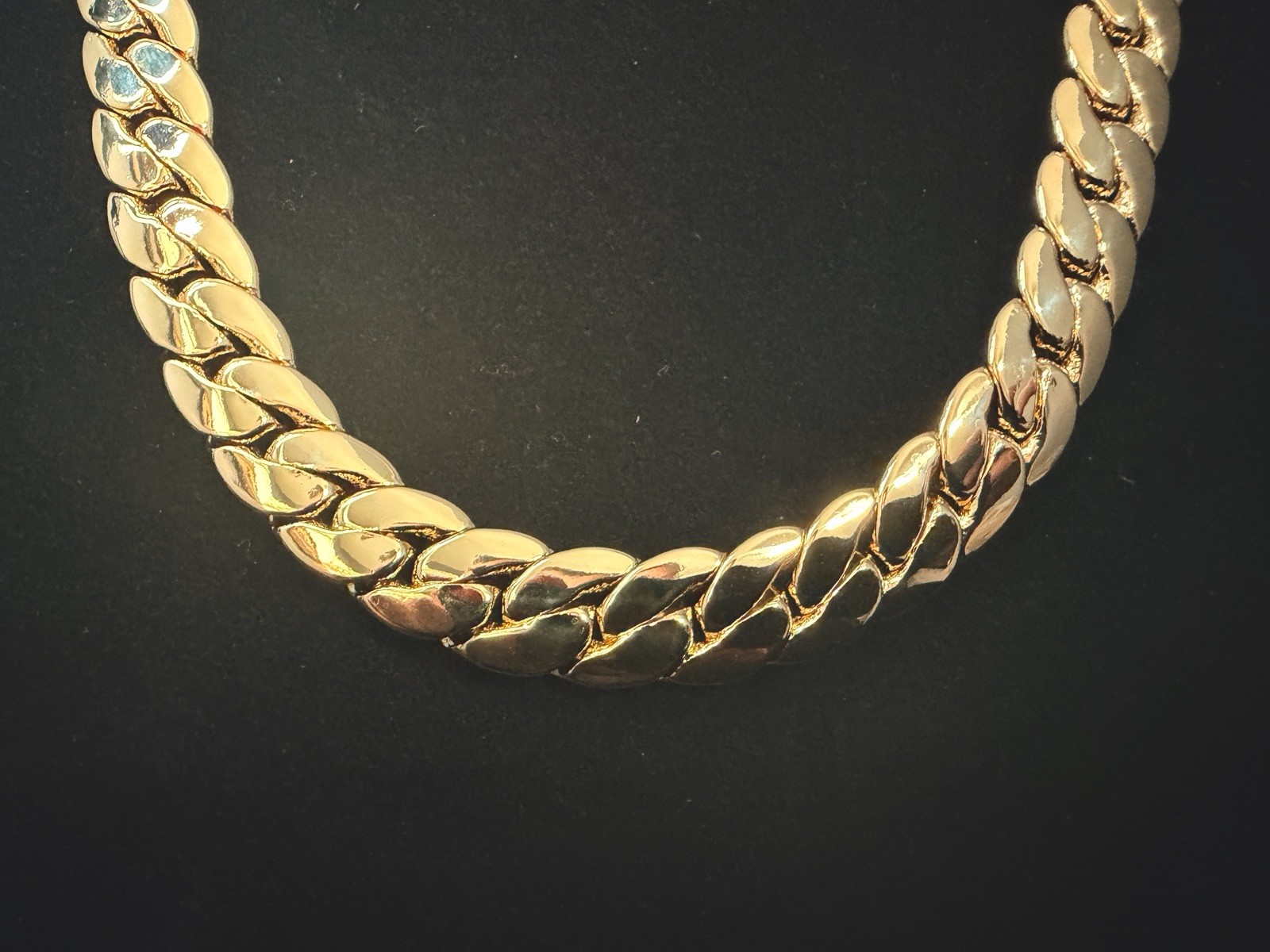 Miami Cuban 20in 11MM 14K Stamped Gold Necklace w/Box Lock. BRAND NEW.