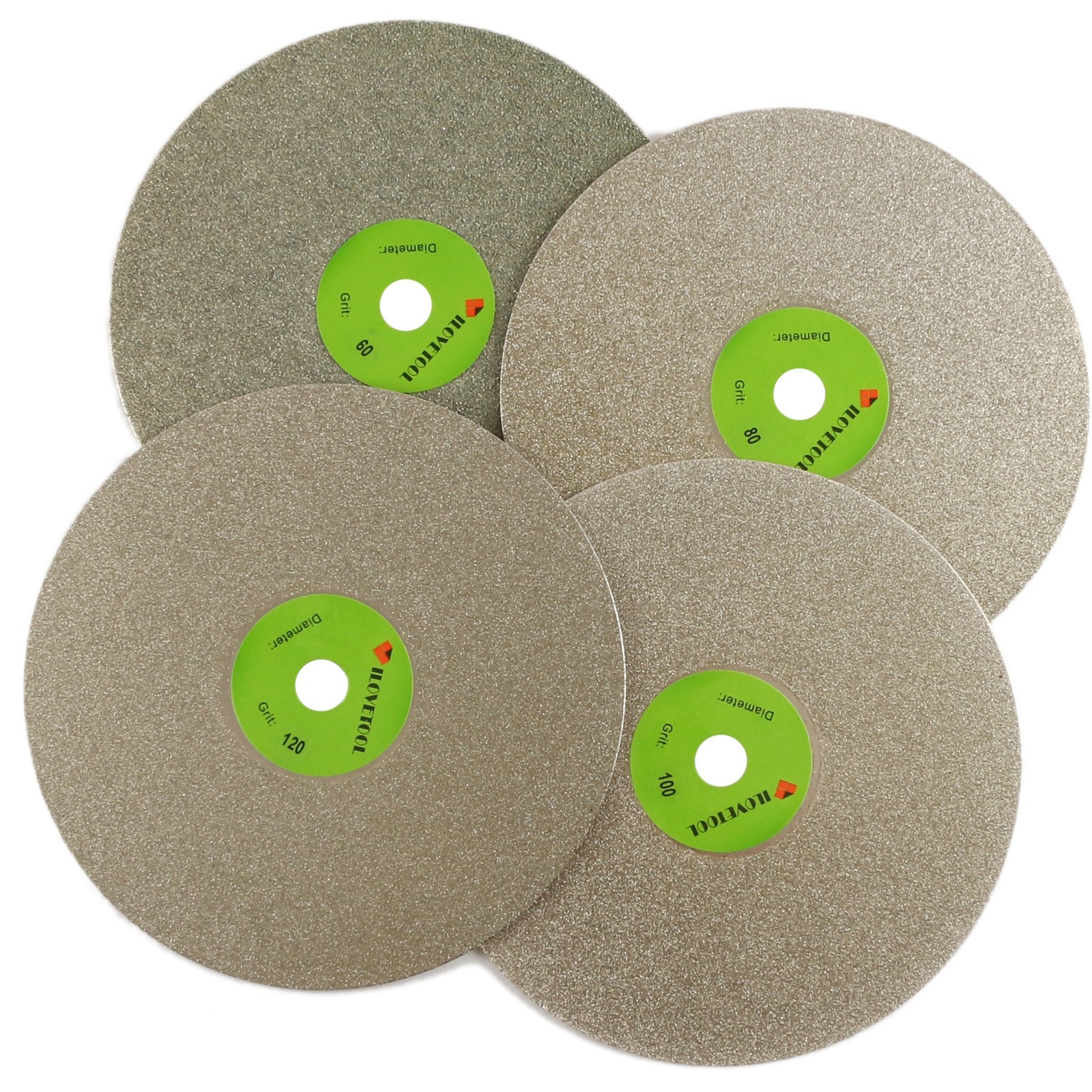 6″ inch 150 mm Grit 60-3000 Diamond Grinding Disc Abrasive Wheel Coated Flat Lap