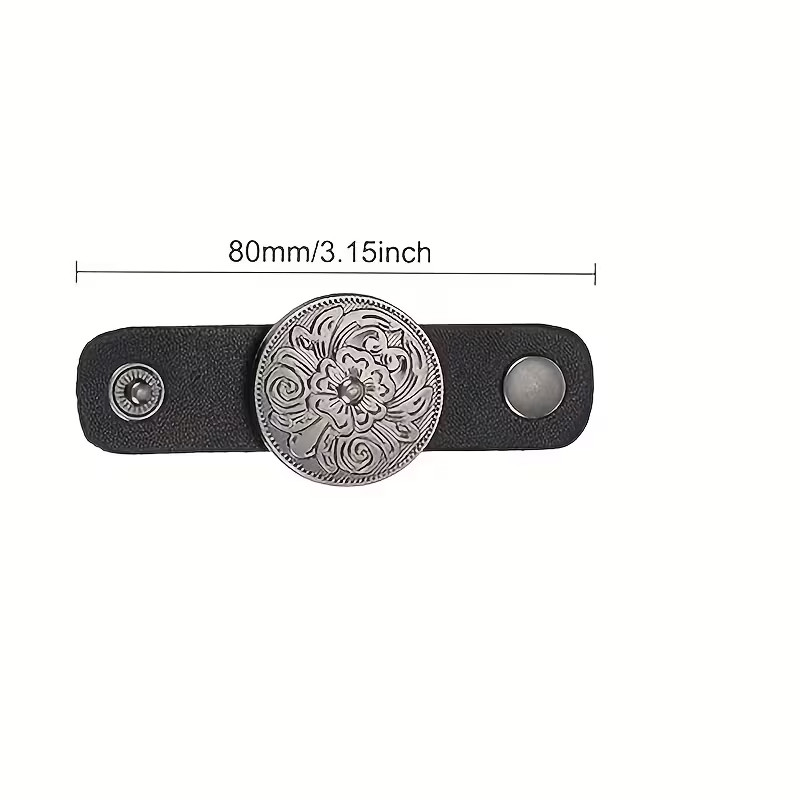 Western-Style Scarf Fasteners Silk Ring Neckwear Slide Fastener